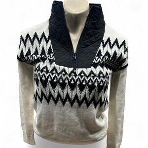 WOMENS WHITE KNIT SWEATER BY TALBOTS SIZE XS NEW WITH TAGS‎